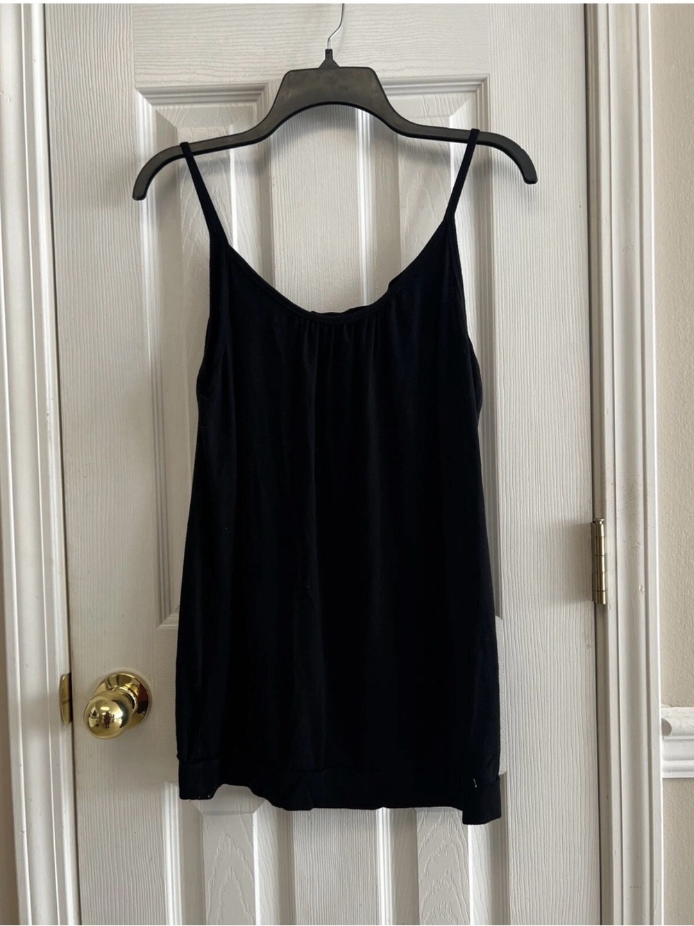 Grace Black Women's Spaghetti Strap Tank Top with Cutout Detail - Picture 2 of 4